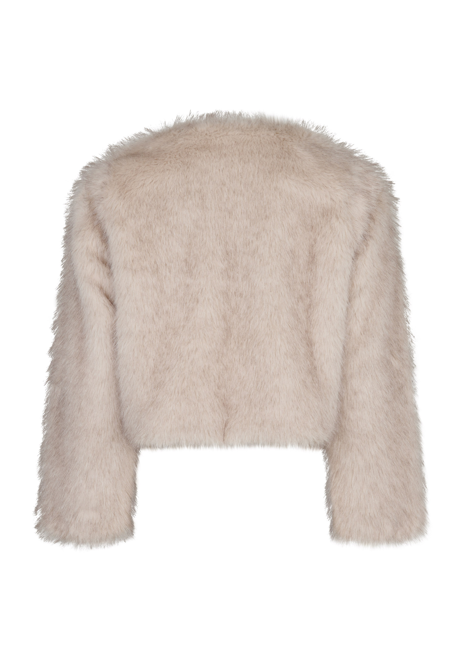 Fabienne Fur Sand | Faux Fur Jacket – Sœurs de Provence